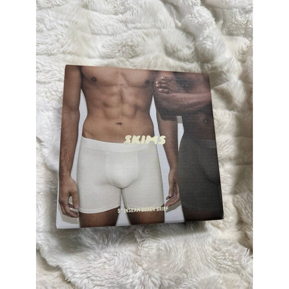 Skims stretch men’s 5” boxer brief pack - Picture 1 of 2